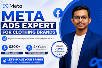 do run meta, facebook, and instagram ads for clothing brands