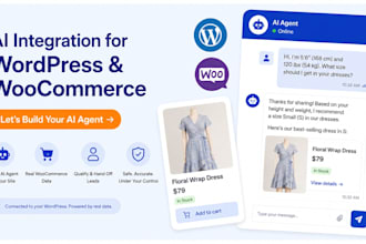 do ai integration wordpress, build woocommerce ai agent and chatbot