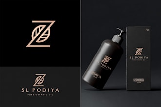 highly creative luxury business logo design