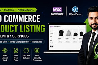 do woocommerce product listing and product upload