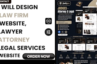 design law firm notary website, lawyer attorney legal service website