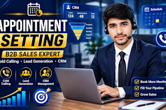 book qualified sales appointments with decision makers