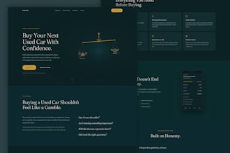 design a modern rtl or ltr landing page UI in figma