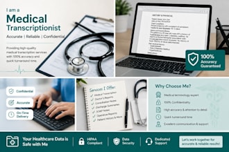 do medical transcription,hipaa compliant by medical professional
