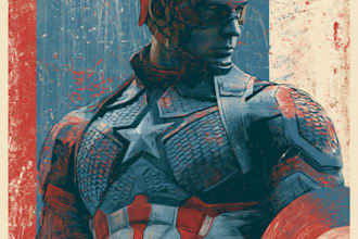 illustrate a superhero comic cover art