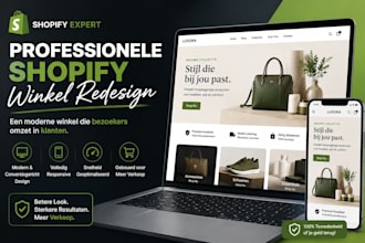 ontwerp en herontwerp van shopify webshops  ontwerp van shopify kledingwinkels
