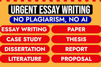 do urgent essay writing, case study analysis, apa paper, assigned