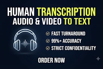 do audio and video transcription fast and accurately