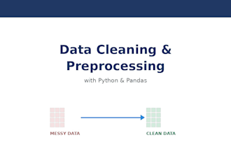 clean and preprocess your messy data using python