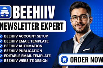 beehiiv account setup beehiiv newsletter setup beehive landing page, automation