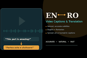 translate youtube videos in english or romanian