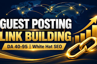 do SEO guest posting and white hat link building