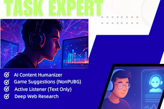 do rare tasks as your virtual assistant and web research too