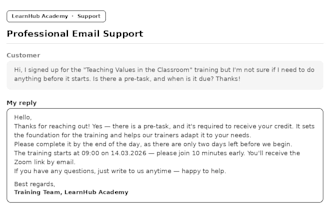 handle your customer support emails