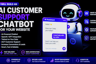build an ai customer support chatbot for website