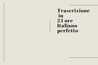 in 24 ore la trascrizione di audio e video in italiano
