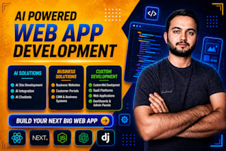 develop ai website, custom website and ai software