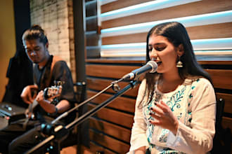 be female singer, hip pop, rnb, pop, hindi, soulful vocalist songwriter