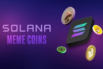 build solana meme coin token, presale launchpad staking pumpfun pumpswap web3