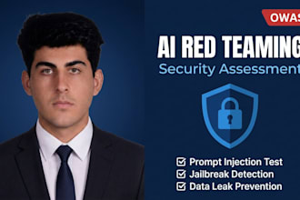 perform ai security audit and red team testing