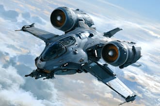 make sci fi spaceship models