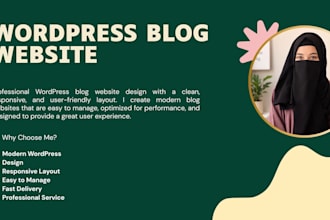 build a wordpress blog website
