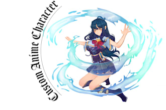 create a beautiful anime fantasy character illustration