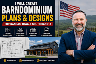 create barndominium plans for kansas, iowa and south dakota
