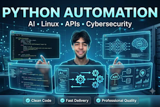 secure linux systems and automate tasks with bash and python
