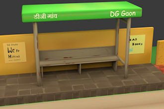create high quality modular 3d game environment assets