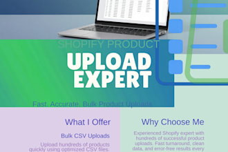 upload products to shopify with variants seo