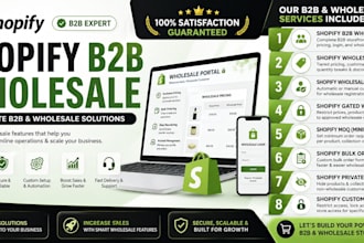 build a shopify b2b wholesale store with custom pricing