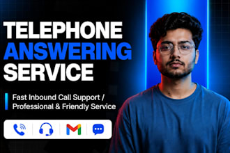 do phone answering service and inbound call support