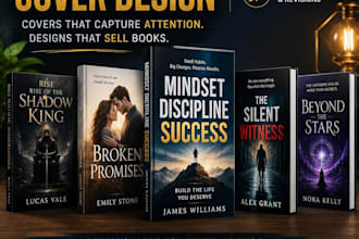 design a unique ebook cover or book cover on apple books