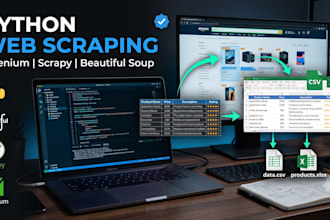 scrape any website and deliver clean data in required format