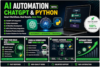 build ai automation workflows using chatgpt and python