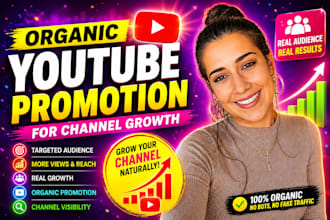 do organic youtube video promotion for channel growth