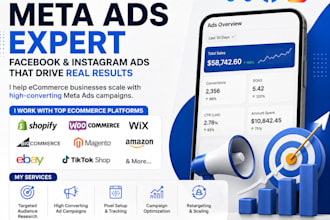 create and manage high converting facebook meta ads