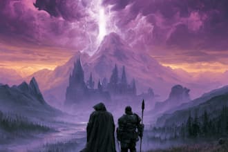 design fantasy book cover or ebook cover art