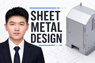 design sheet metal parts enclosures and fabrication drawings
