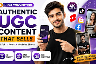 create ugc videos for tiktok and youtube