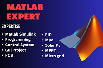 provide urgent services of matlab programming, simulink and gui