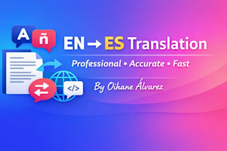 translate your text from english to spanish professionally