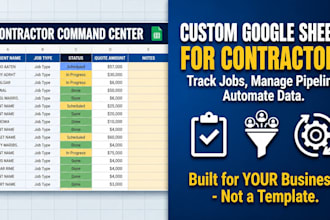 build a custom contractor pipeline and job tracker