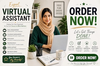 do reliable virtual assistant for admin, data entry and web reserch