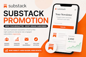 do substack promotion substack newsletter growth to boost organic subscribers