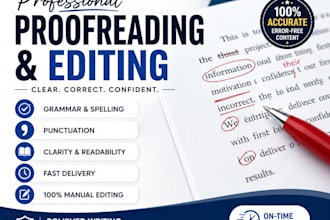 carefully proofread your content to eliminate mistakes