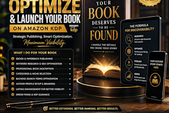 do ebook publishing, promotion and book keyword optimization