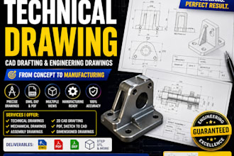 technical drawings cad drafting and manufacturing drawings