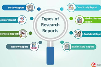conduct professional research and technical reports